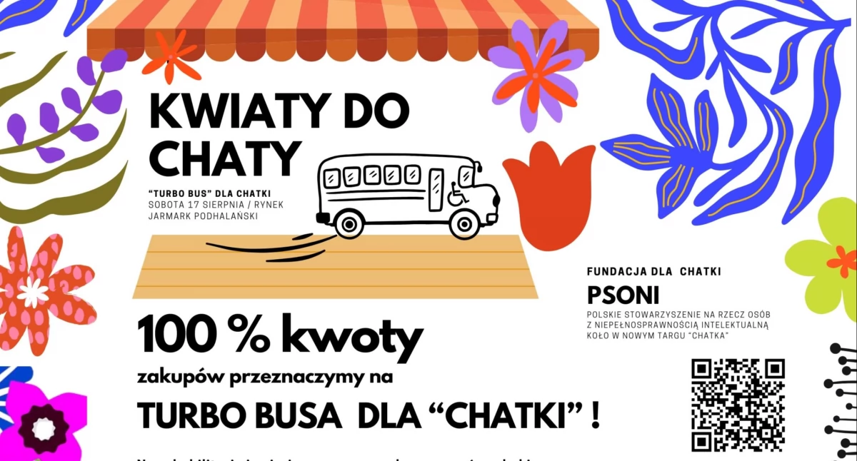 Dobroczynne stoisko Fundacji dla Chatki na Jarmarku Podhalańskim