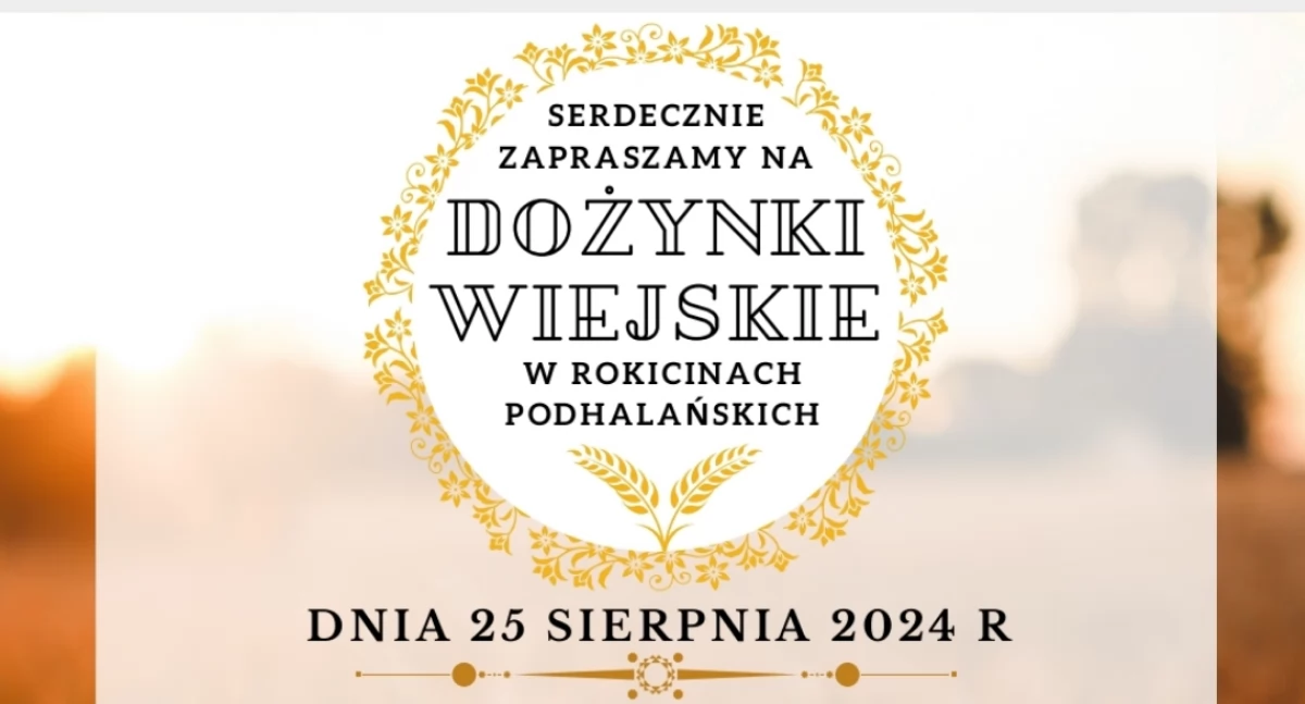 Dożynki Wiejskie w Rokicinach Podhalańskich
