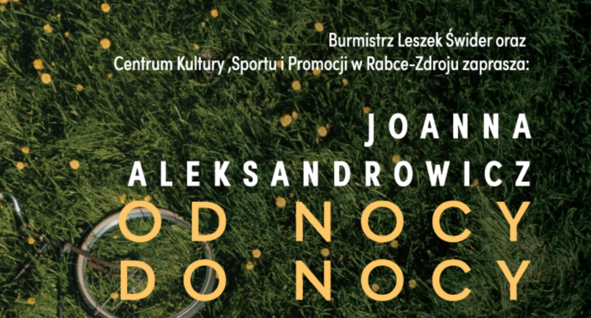 Zaproszenie na koncert Joanny Aleksandrowicz