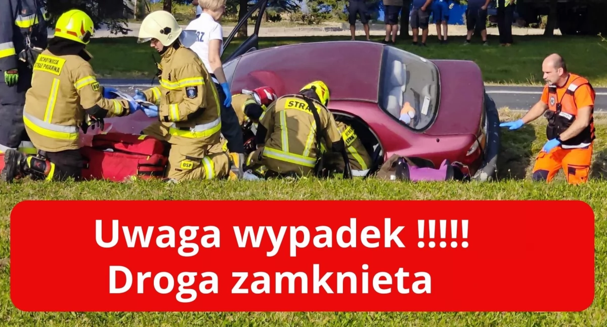 Zamknięta droga z Nowego Targu do Gronkowa