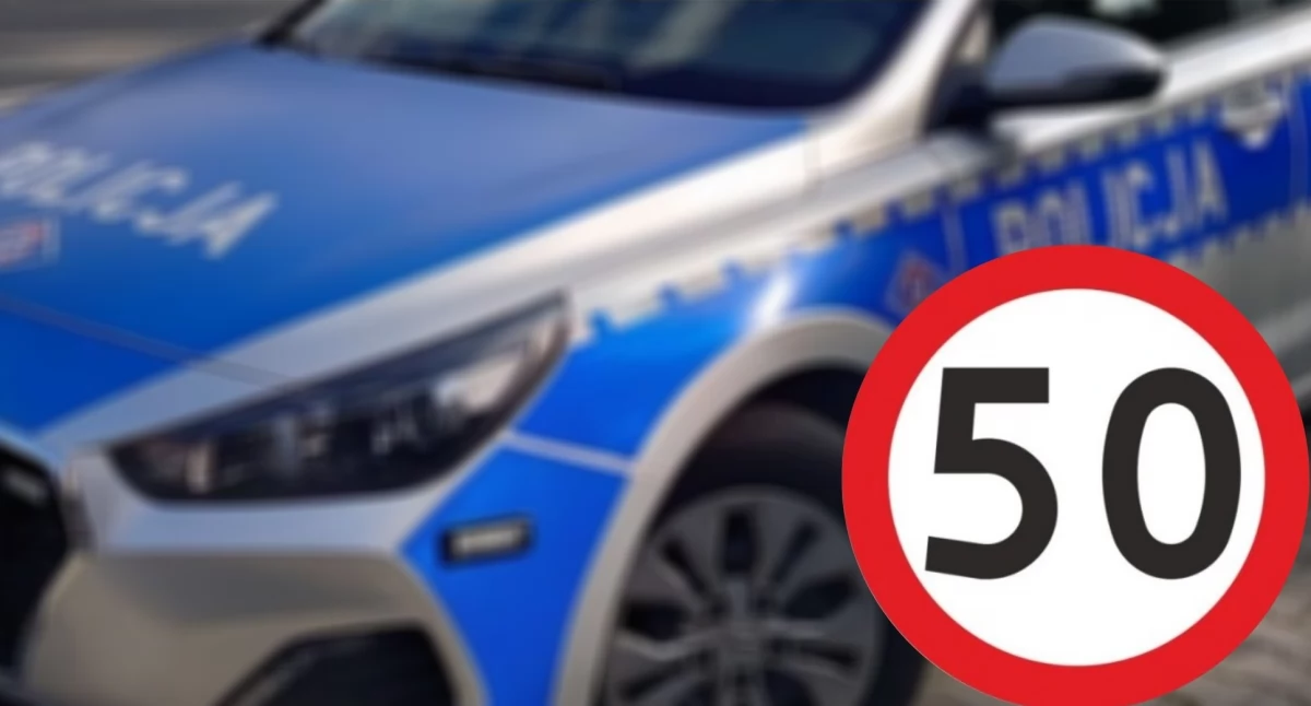 28-latka traci prawo jazdy za jazdę z nadmierną prędkością
