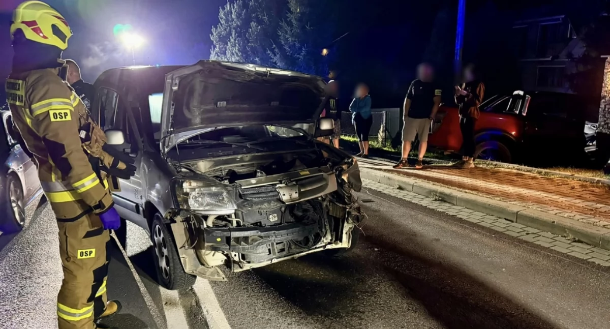 28-letni kierowca peugeota ukarany za kolizję