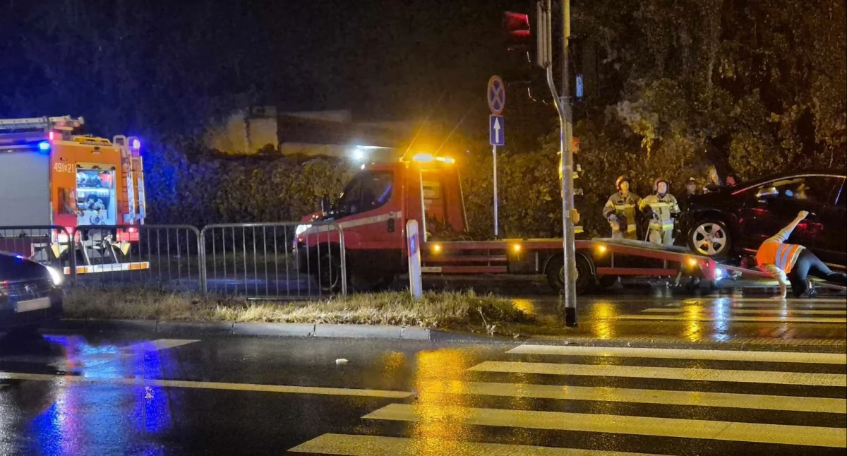 Kolejna nocna stłuczka 