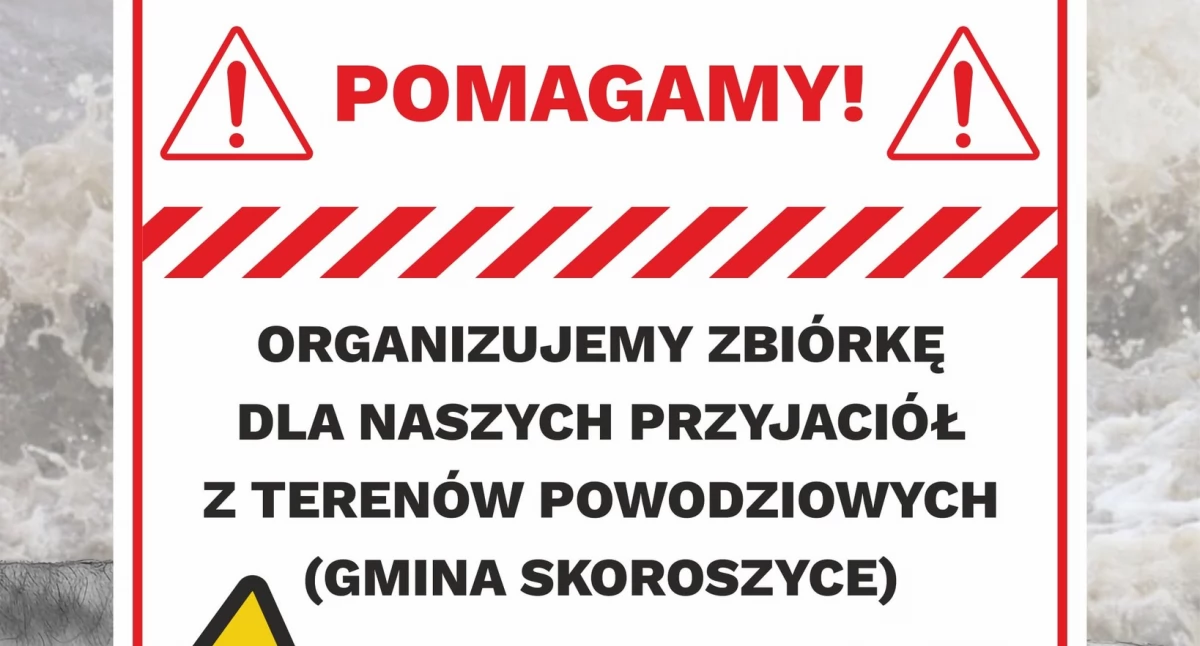 Gmina Biały Dunajec z pomocą powodzianom – trwa zbiórka dla przyjaciół z terenów powodziowych 