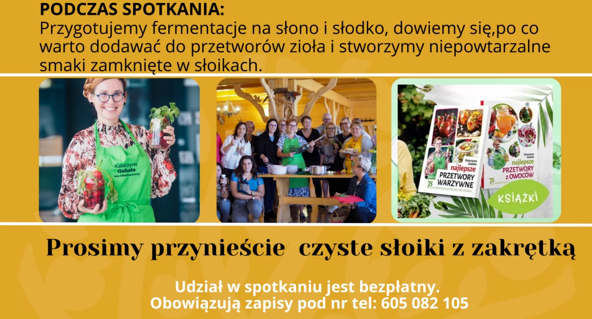Poznaj tajniki niecodziennych kiszonek - warsztaty z Katarzyną Gubałą