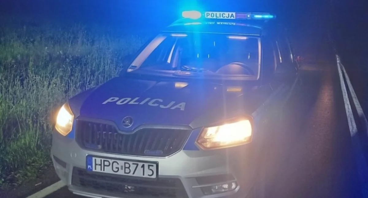 Kolizja po spożyciu alkoholu – 18-latek posiadał prawo jazdy kilka miesięcy