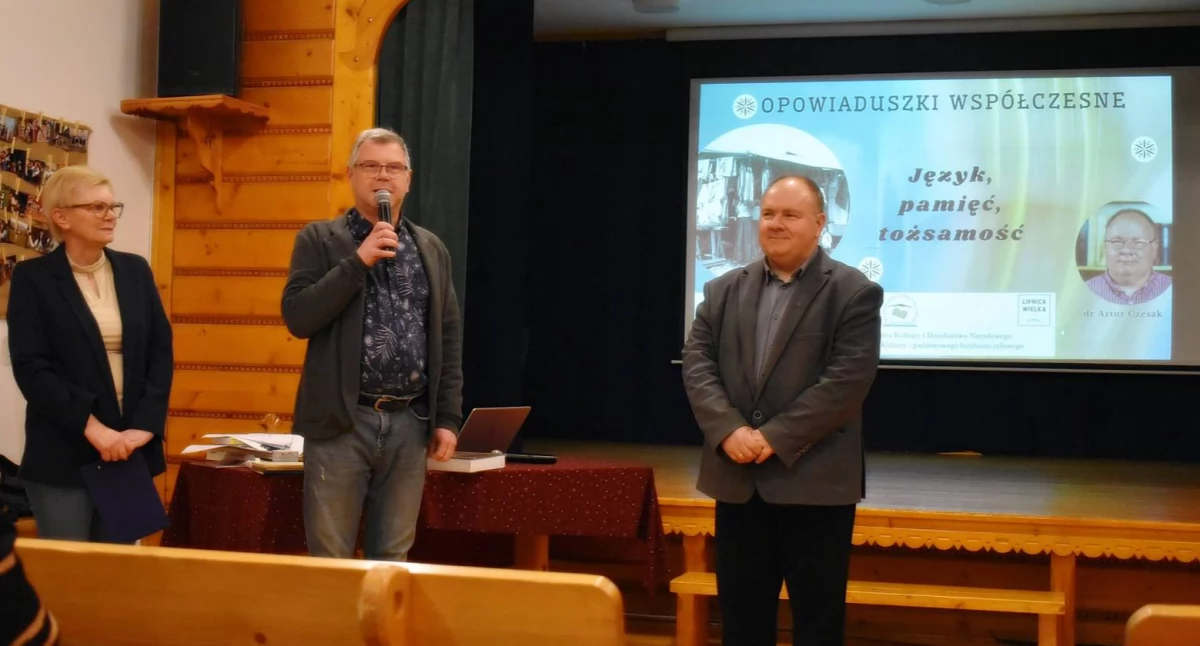 „Opowiaduszki współczesne” – spotkanie z dr. Arturem Czesakiem w Lipnicy Wielkiej