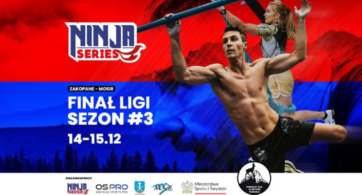 Finał Ninja Series w Zakopanem - zbliża się sportowe wydarzenie roku