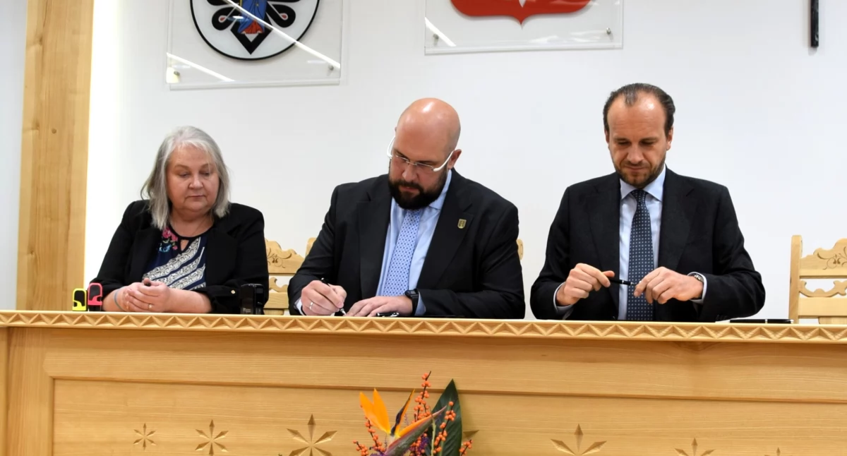  Podpisanie umowy o dofinansowanie remontu ul. Orkana w Zakopanem