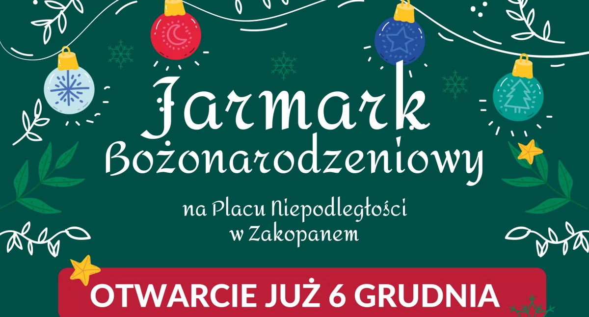 Poczuj magię świąt i zainauguruj z nami Sezon Zimowy w Zakopanem
