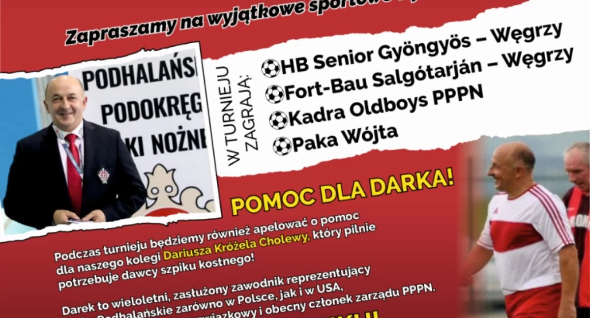 Międzynarodowy Turniej Oldboyów w Niedzicy dla Darka 