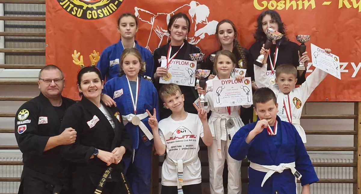 Podhalańska Akademia Sztuk Walk EdArt z sukcesami na Mistrzostwach Polski w Kata Jiu-Jitsu Goshin Ryu w Szczebrzeszynie