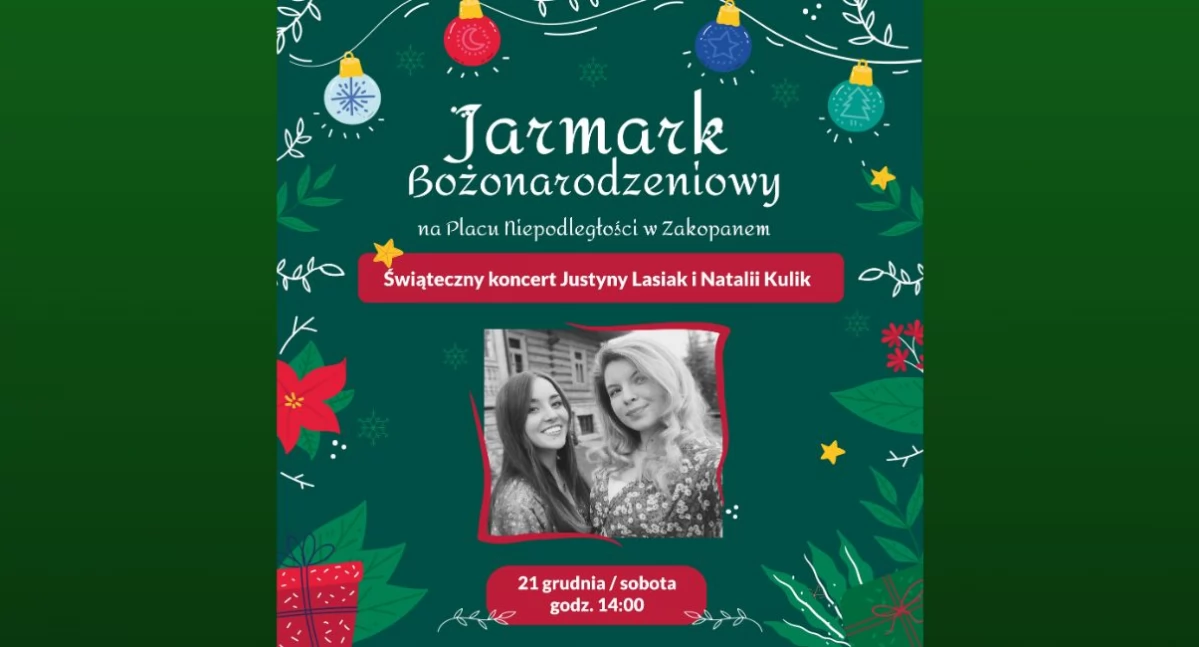 Tatranka Band na Jarmarku Bożonarodzeniowym w Zakopanem