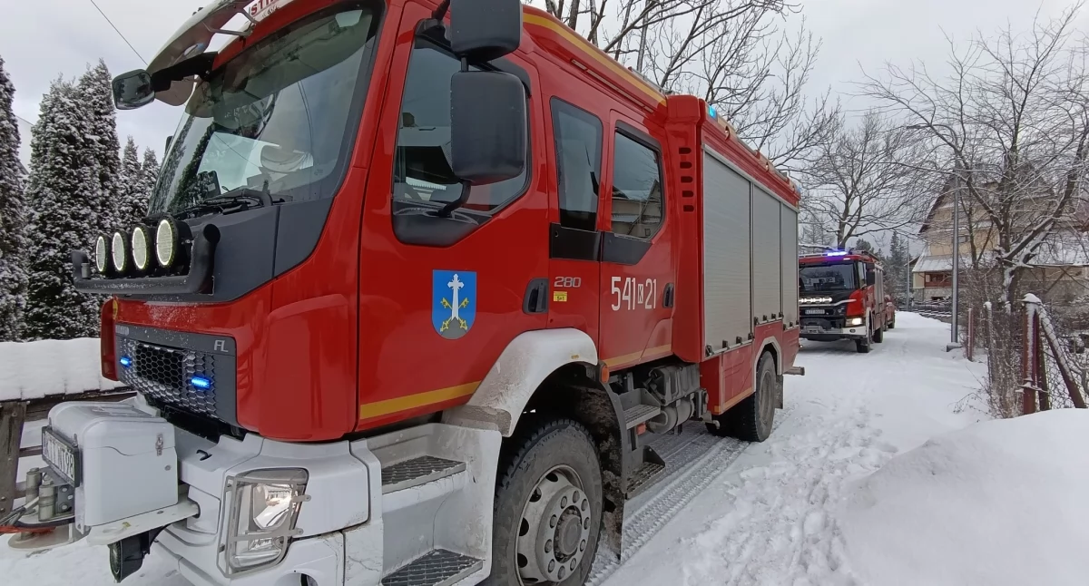 Pożar warsztatu stolarskiego w Zakopanem – jedna osoba poszkodowana