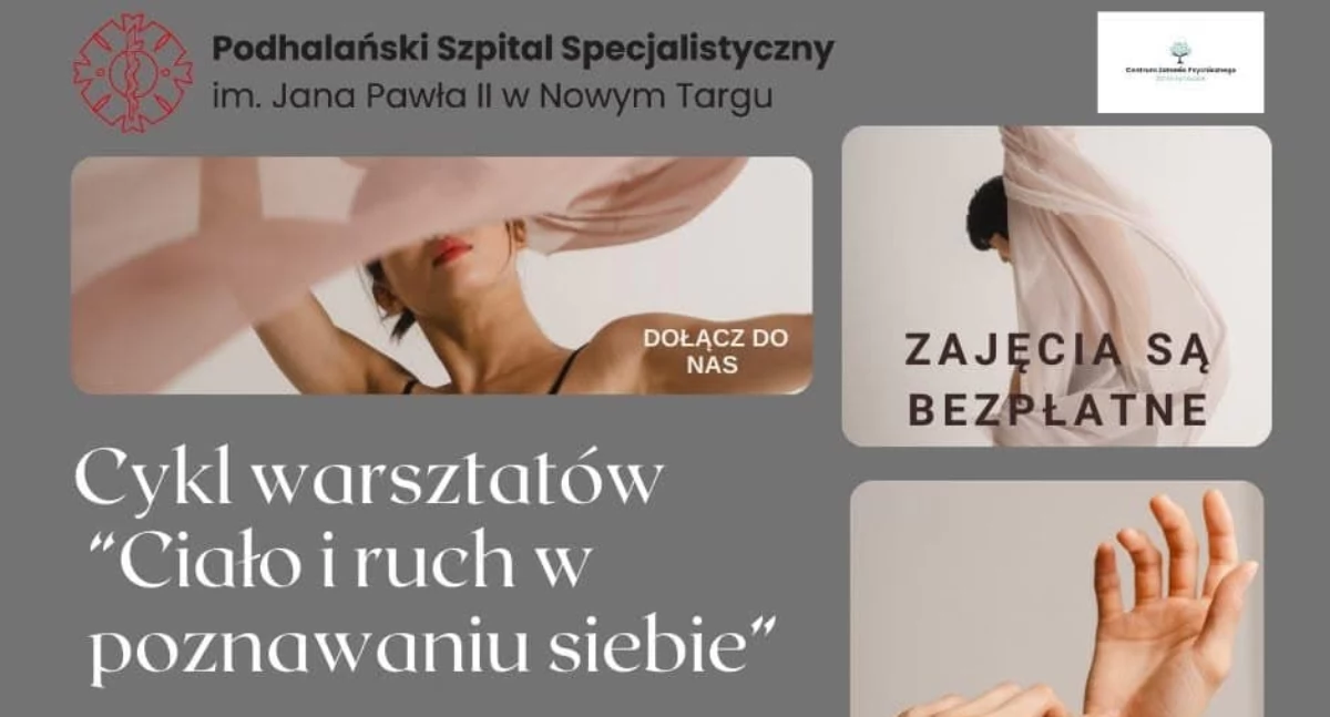 Cykl bezpłatnych warsztatów dla pacjentów i klientów Centrum Zdrowia Psychicznego