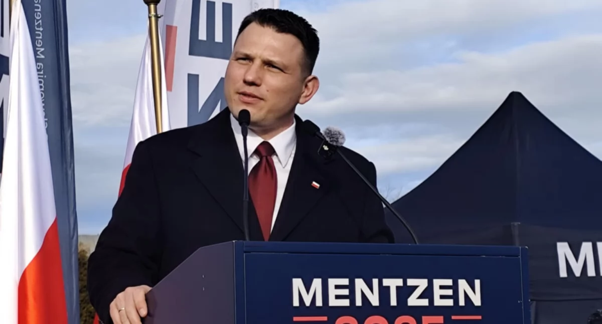 Sławomir Mentzen odwiedził Orawę – tłumy w Jabłonce witały kandydata na prezydenta RP