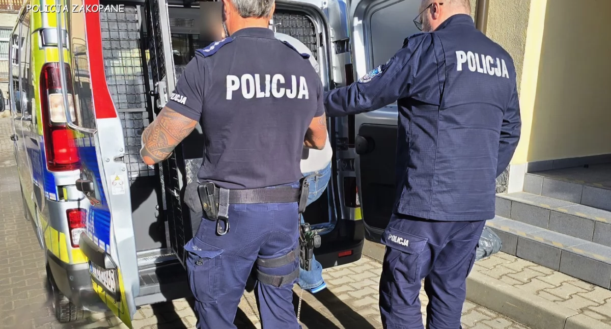 Recydywista złodziej zatrzymany na Krupówkach – grozi mu 8 lat więzienia
