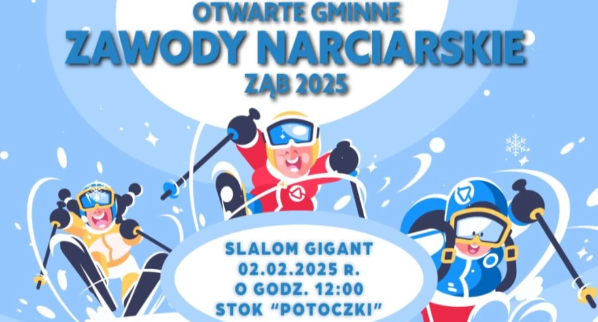 Zaproszenie na Otwarte Gminne Zawody Narciarskie – Ząb 2025