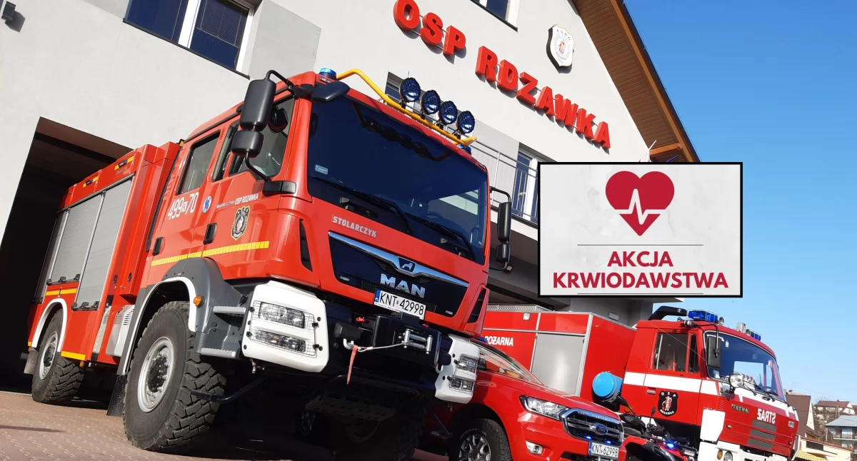 OSP Rdzawka zaprasza na akcję krwiodawstwa 
