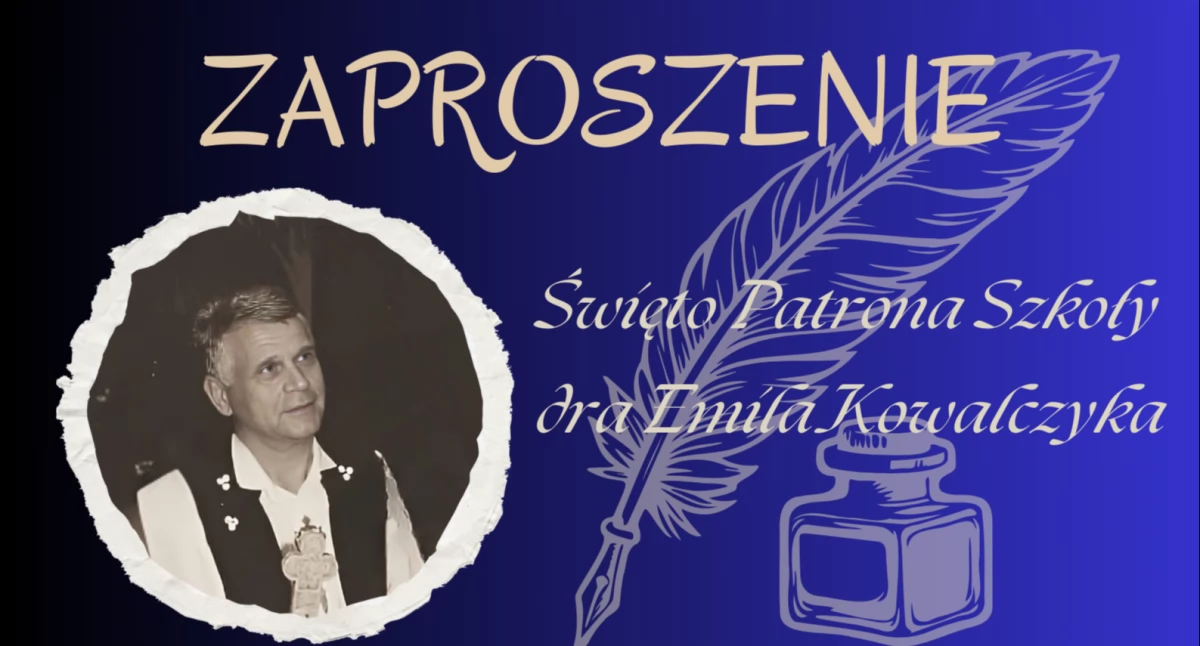 Uroczyste obchody Święta Patrona Szkoły dra Emila Kowalczyka