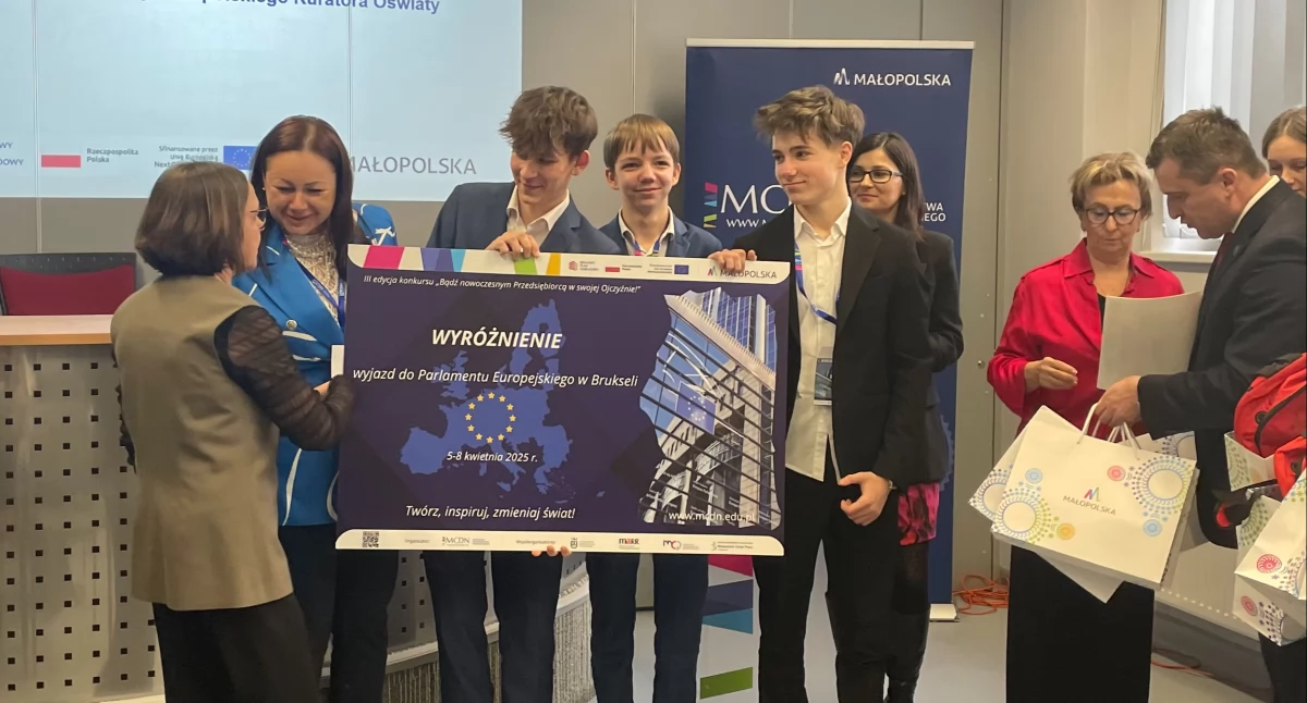 Uczniowie I LO w Nowym Targu laureatami konkursu – nagrodą wyjazd do Brukseli!