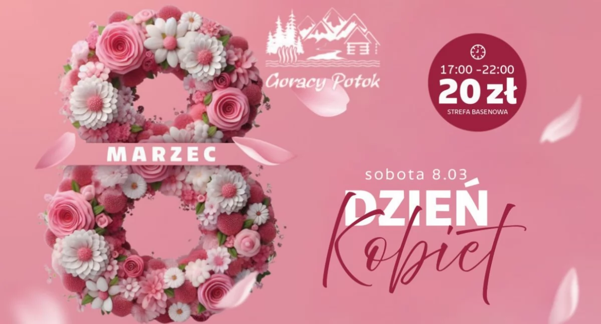 Dzień Kobiet w Termach Gorący Potok – wieczór relaksu i niespodzianek