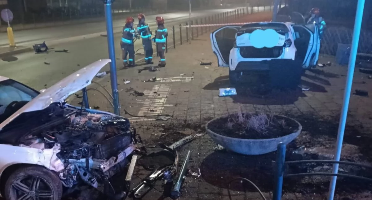Wypadek samochodowy w centrum Zakopanego – jedna osoba trafiła do szpitala