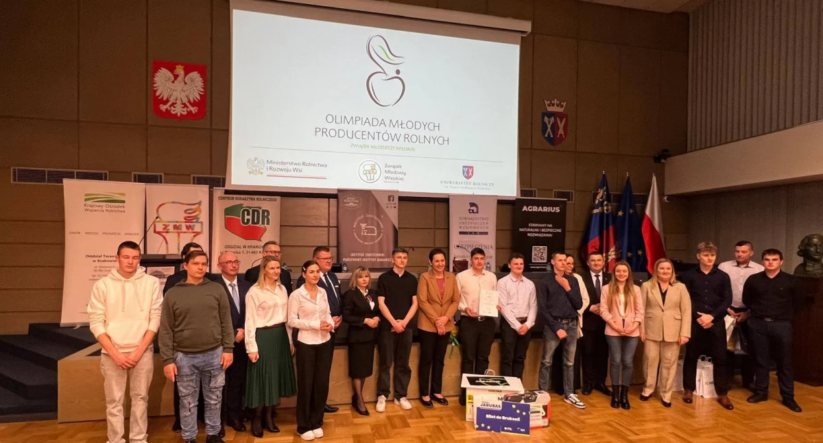 Wielki sukces uczniów ZSCKR Nowy Targ na Olimpiadzie Młodych Producentów Rolnych