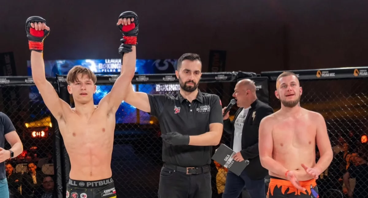 Patryk Dembiec z Klikuszowej triumfuje na gali Boxing Night Pełna Moc – TKO w pierwszej rundzie
