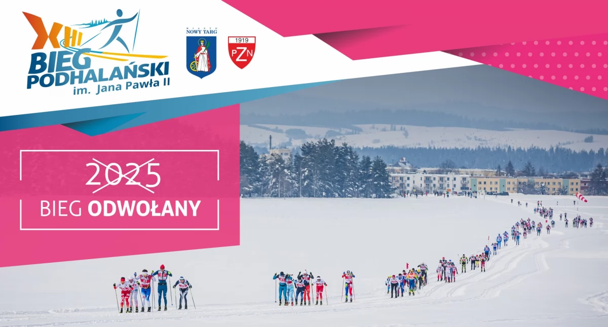 XIII edycja Biegu Podhalańskiego im. Jana Pawła II odwołana