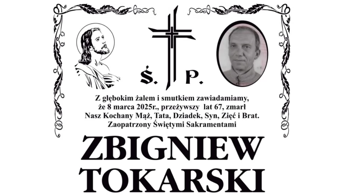 Ostatnie pożegnanie Zbigniewa Tokarskiego w ten czwartek 