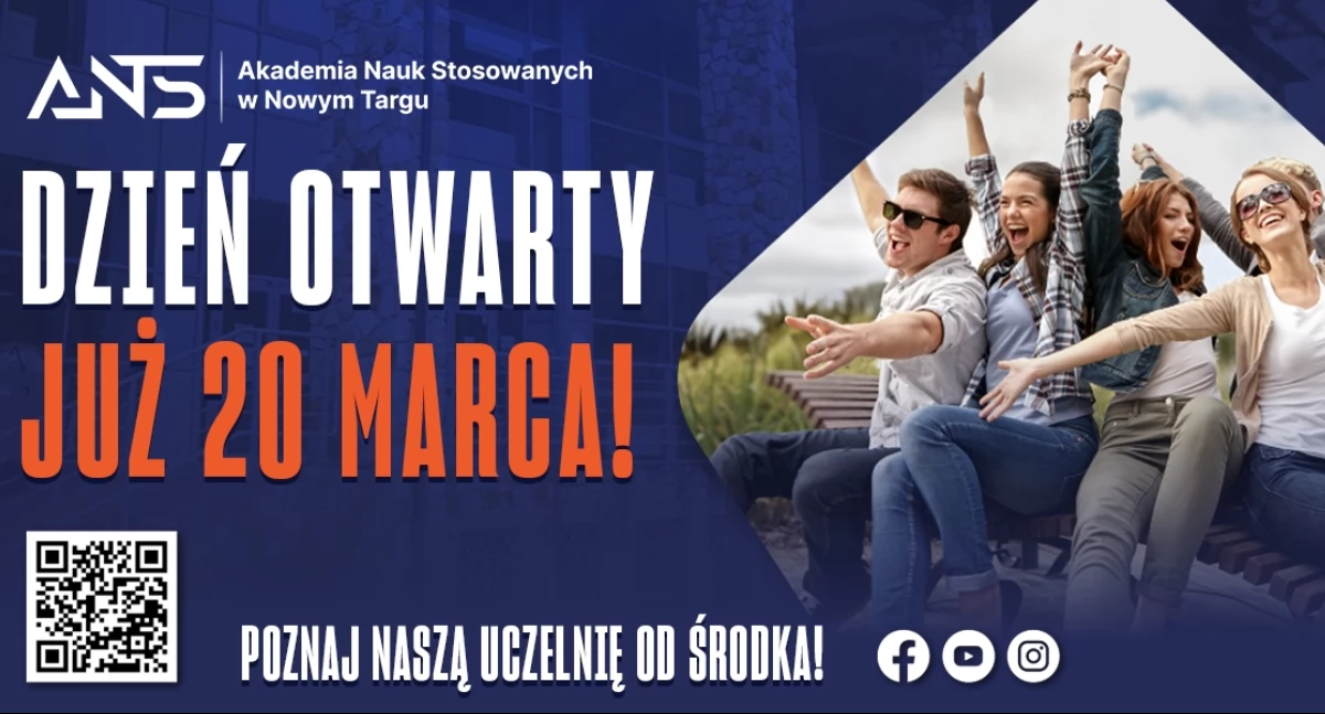 Odkryj nowe możliwości — 20 marca na Dniu Otwartym Akademii Nauk Stosowanych w Nowym Targu