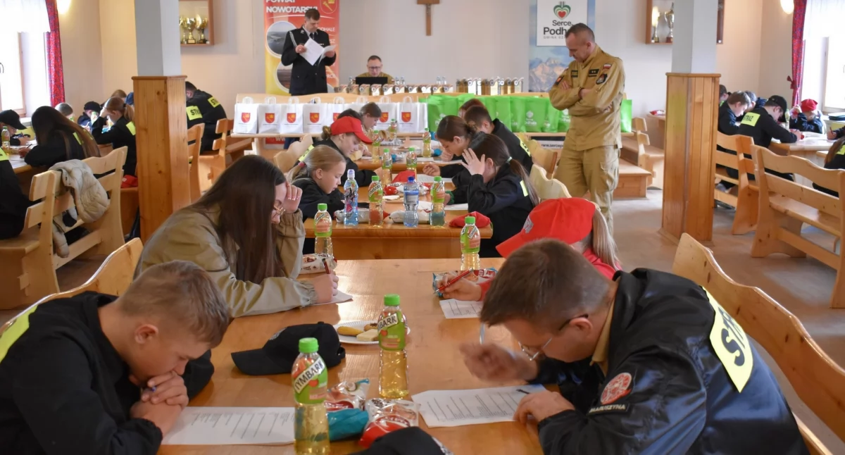 Gminne eliminacje OTWP w Zaskalu - najlepsi młodzi strażacy wyłonieni