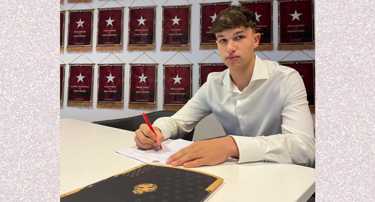 Filip Baniowski w pierwszej drużynie Wisły Kraków i reprezentacji Polski U-18