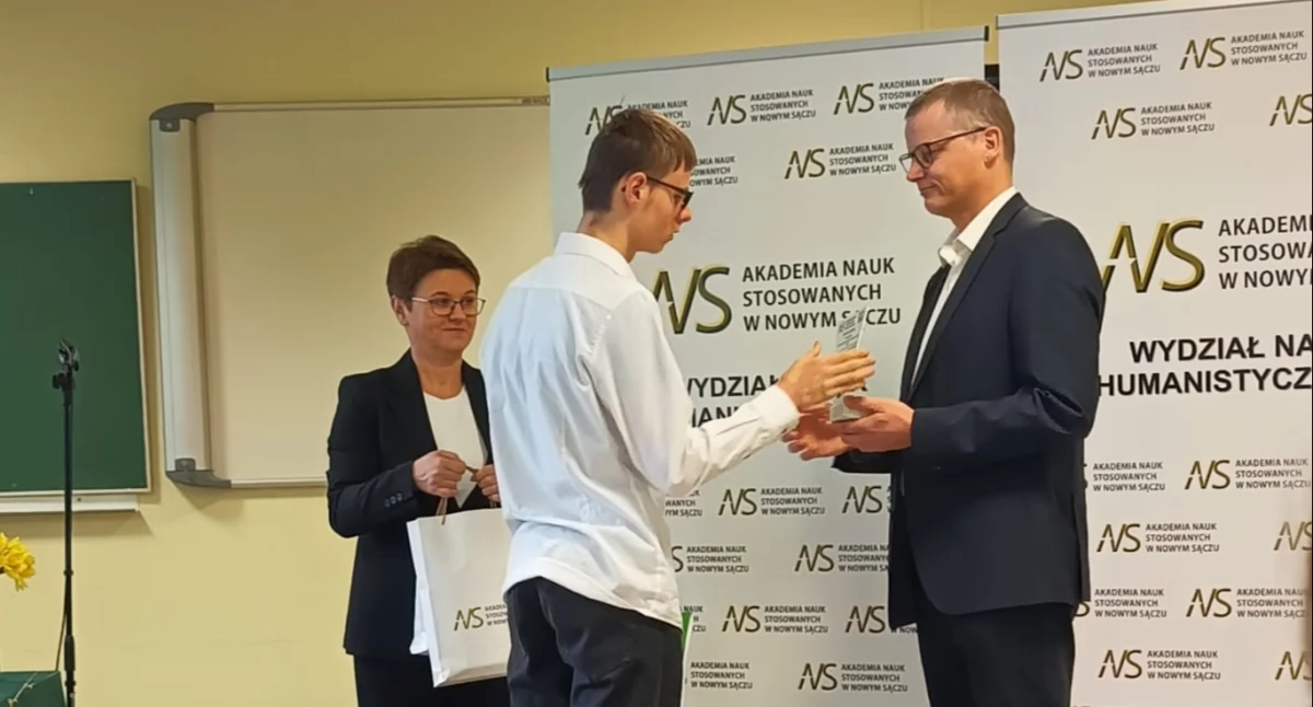 Sukces ucznia Zespołu Szkół w Jabłonce w Wojewódzkim Konkursie Lingwistycznym