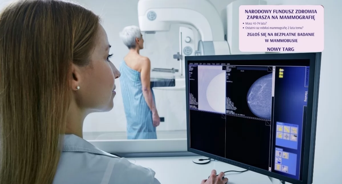 Skorzystaj z bezpłatnej mammografii w Nowym Targu