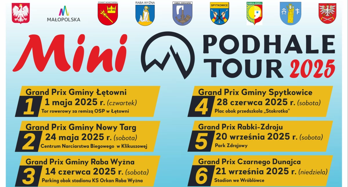 Mini Podhale Tour 2025 – rusza kolejna edycja rowerowego święta dla najmłodszych