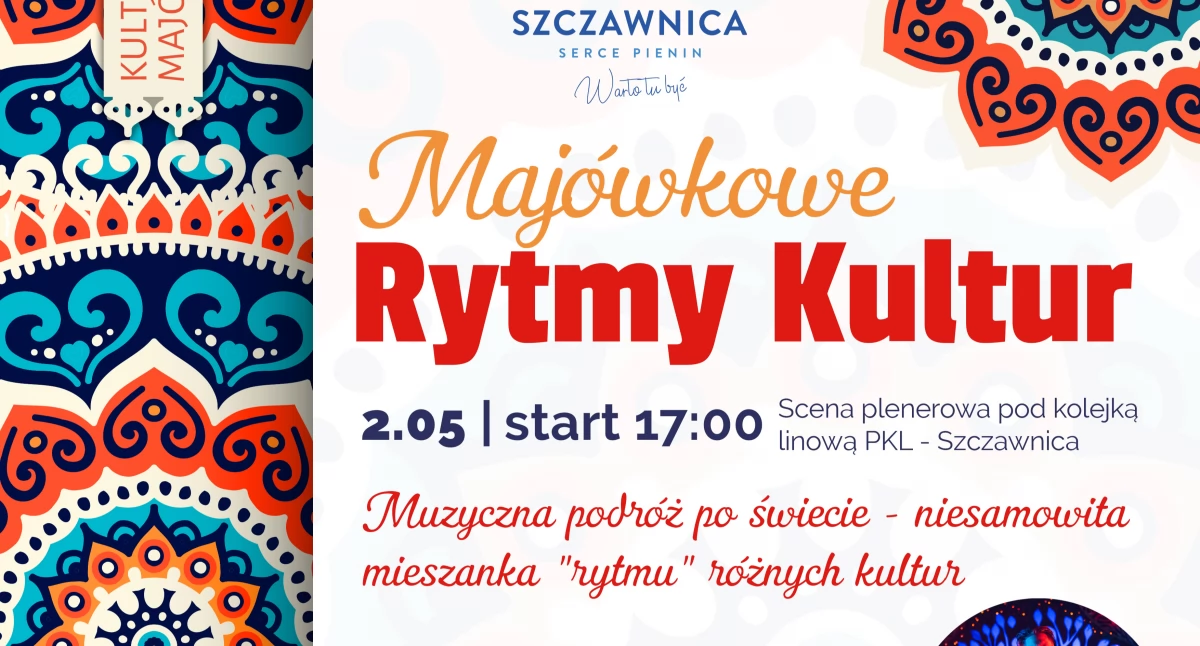 Muzyczna Majówka w Szczawnicy 2025 – Rytmy Kultur pod Kolejką PKL