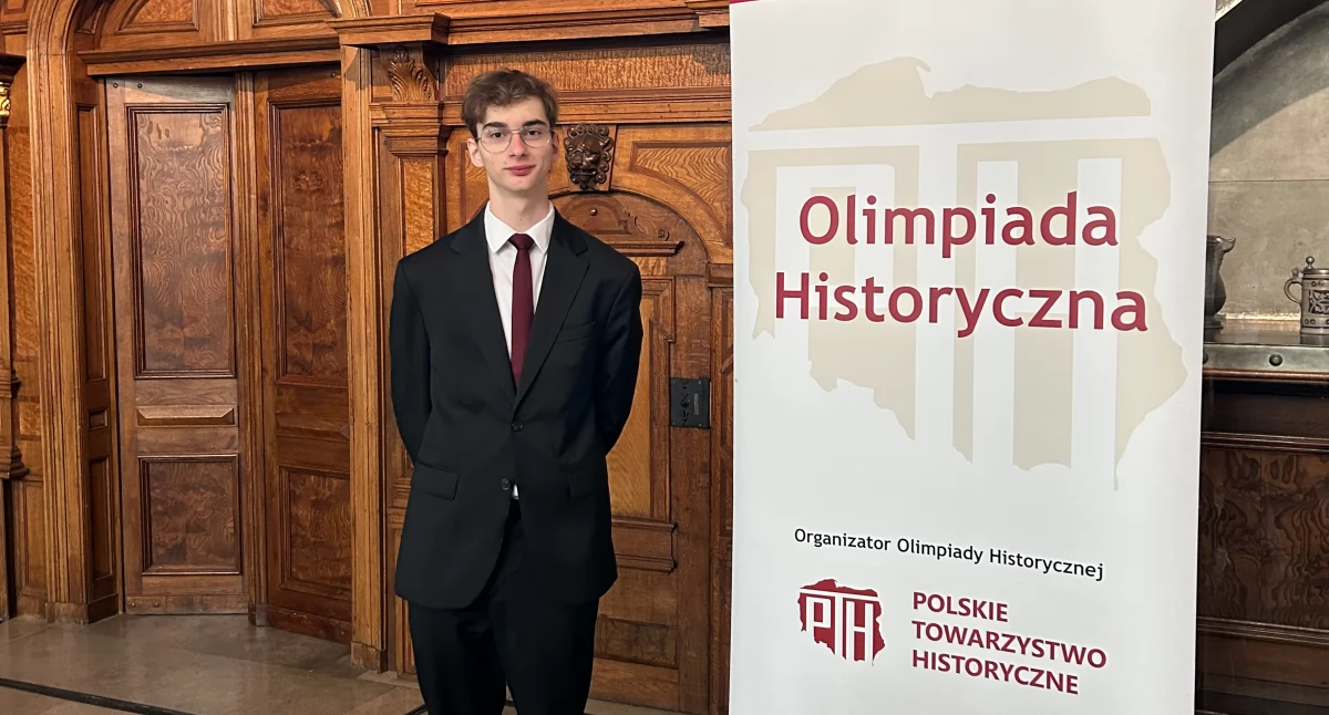 Mateusz Bobak z „Goszczyńskiego” laureatem Olimpiady Historycznej!