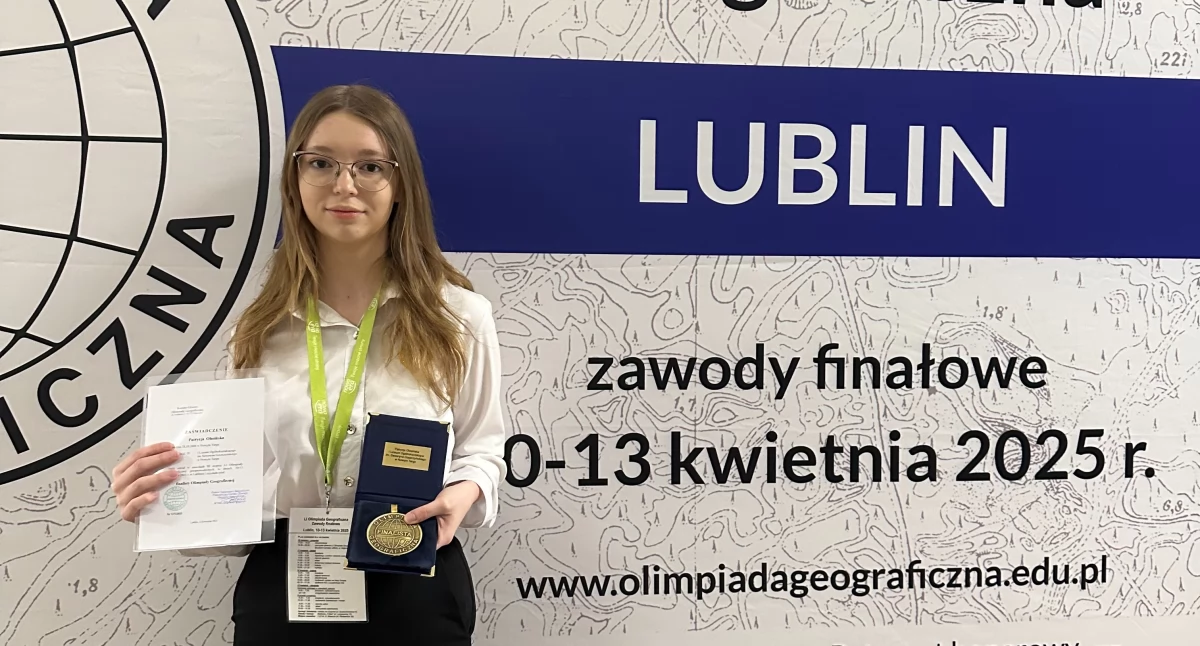 Patrycja Olesińska z Goszczyńskiego finalistką Olimpiady Geograficznej