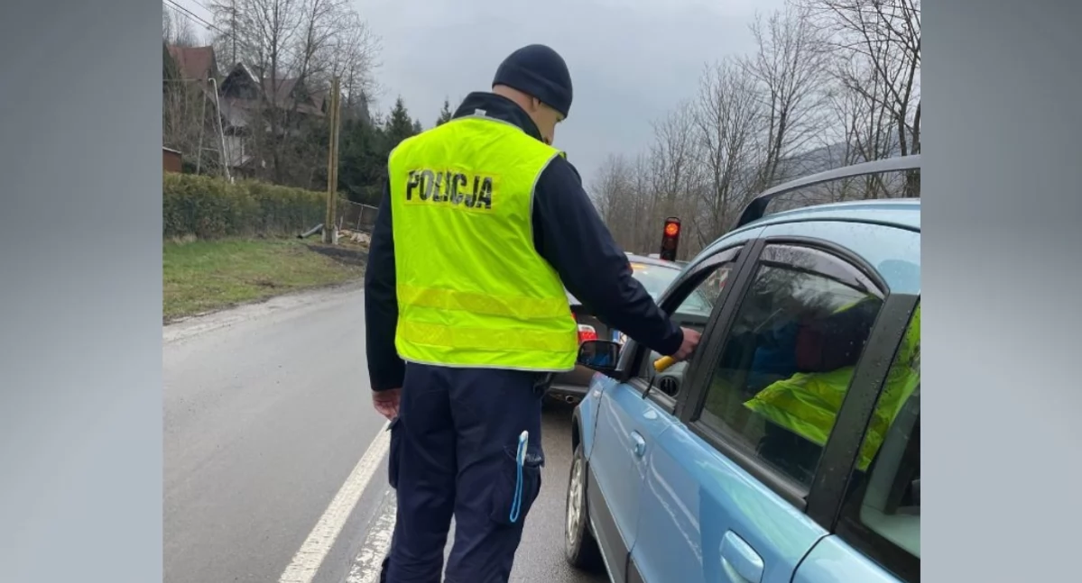 Kierowca po alkoholu zatrzymany podczas porannej kontroli trzeźwości