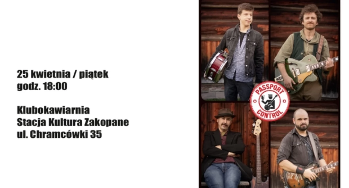 Stacja Kultura zaprasza na koncert zespołu Passport Control