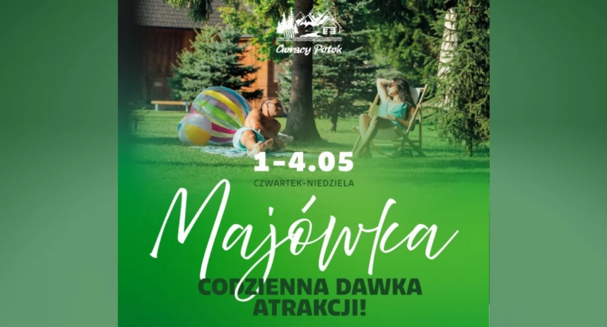 Majówka 2025 w Termach Gorący Potok – relaks i zabawa w wyjątkowym klimacie