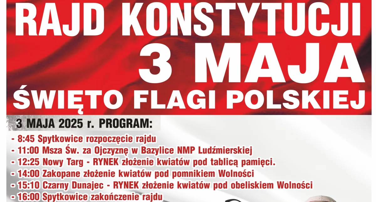 Rowerowy Rajd Konstytucji 3 Maja – Patriotyczny przejazd przez Podhale