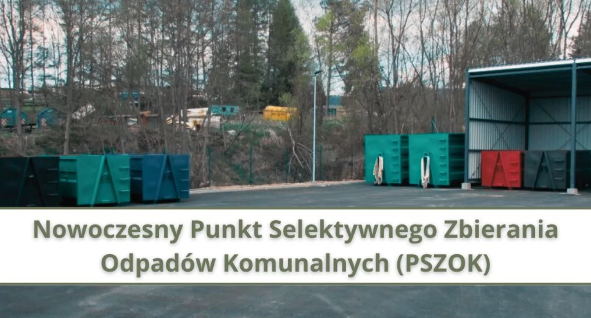 Nowy Punkt Selektywnej Zbiórki Odpadów w Maniowach. Gmina Czorsztyn stawia na ekologię