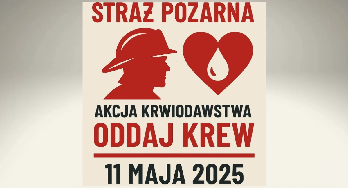 OSP Niedzica zaprasza na akcję krwiodawstwa – 11 maja 2025