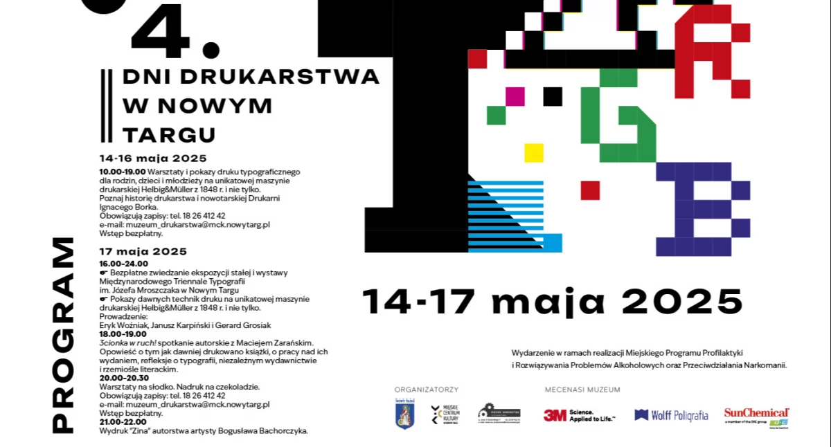 Nowy Targ drukiem stoi. Już wkrótce 4. Dni Drukarstwa w Muzeum Drukarstwa