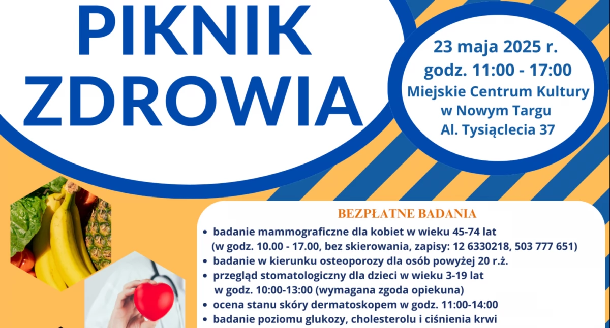 Zaproszenie na Piknik Zdrowia 2025 