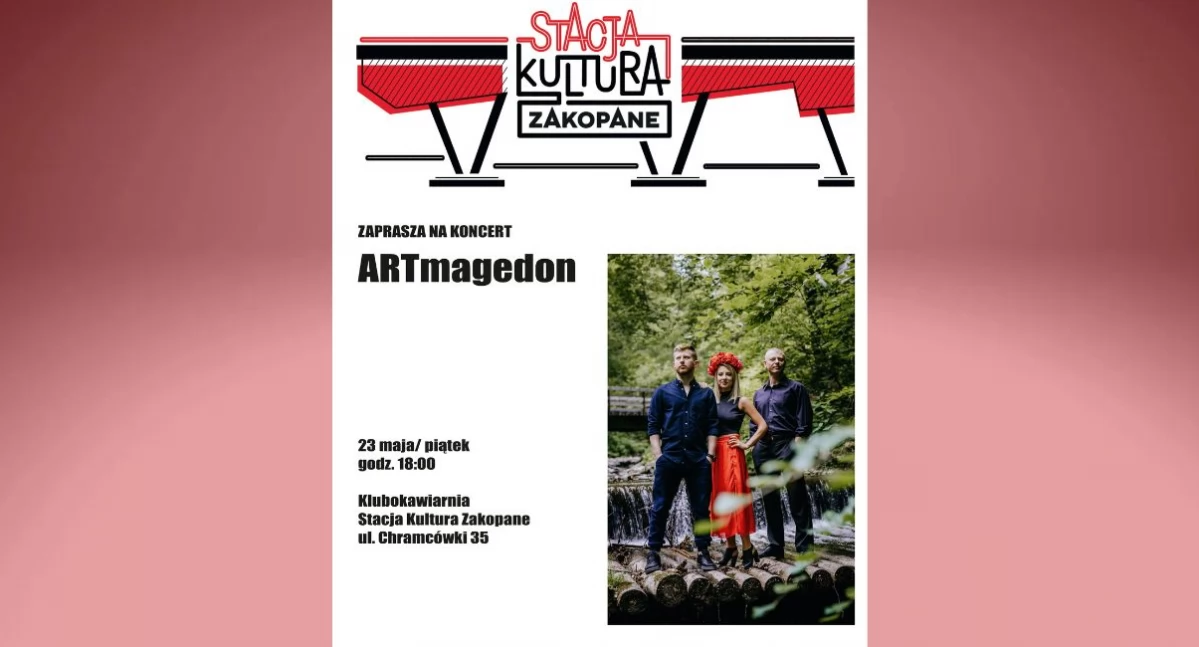Koncert zespołu ARTmagedon w Stacji Kultura Zakopane 