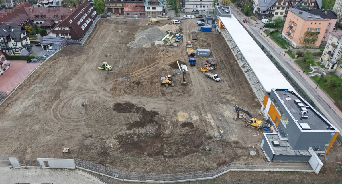 Stadion przy ul. Orkana w Zakopanem prawie gotowy. Zakończenie budowy już we wrześniu